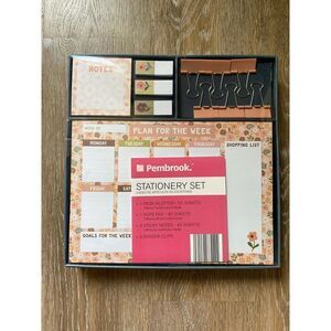Pembrook Weekly PostIt Stationary Set